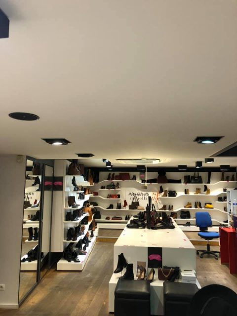REFECTION PLAFOND MAGASIN MINELLI